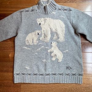 Ralph Lauren Lauren Polar Bear Sweater L